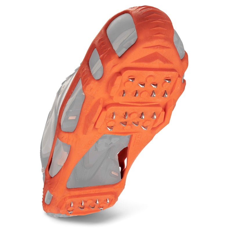 STABILicers Walk Traction Cleat for Walking on Snow and Ice, Orange, Large (1 Pair) - Image 1